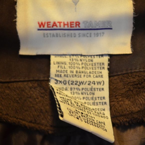Weather Tamer Women's Size 22W/24W Winter Jacket - Picture 6 of 9